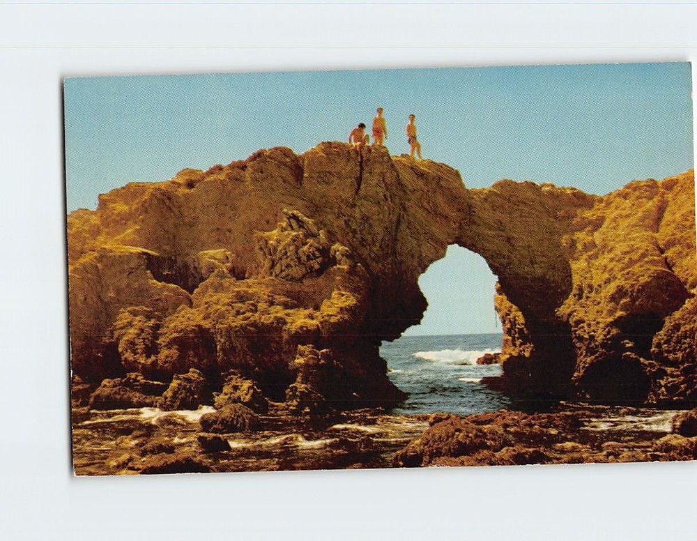 Postcard The Arch Rock Corona Del Mar California USA