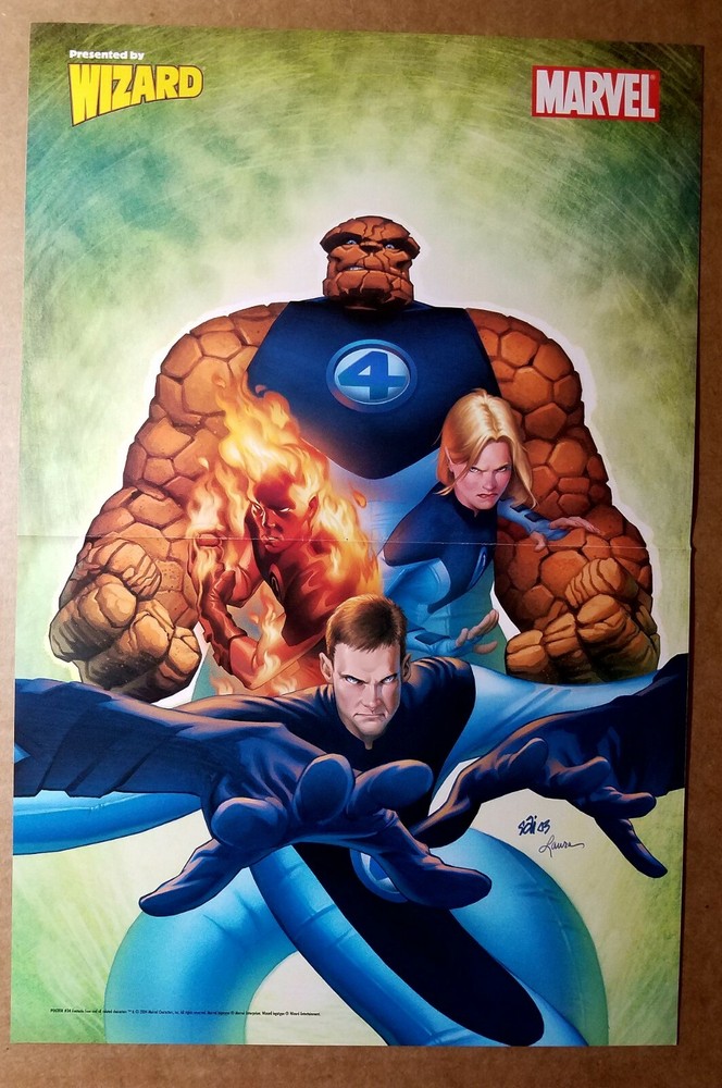 Fantastic Four Marvel Comic Poster by Stuart Immonen for Superhero Fans and Collectors