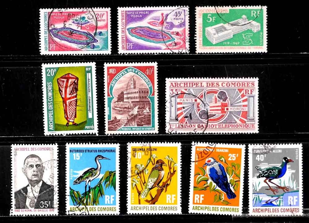 Comoro Is., France: 1969 - 71  Stamps Sound