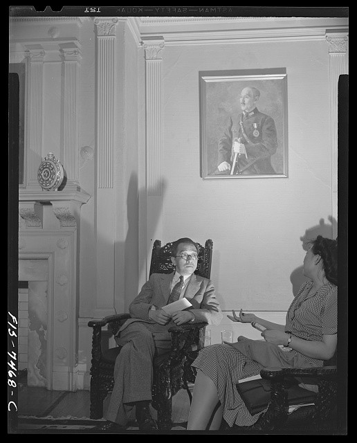 Photo:Washington DC Hu Shih Shih-Yung Wang Chinese Embassy Reception 1942