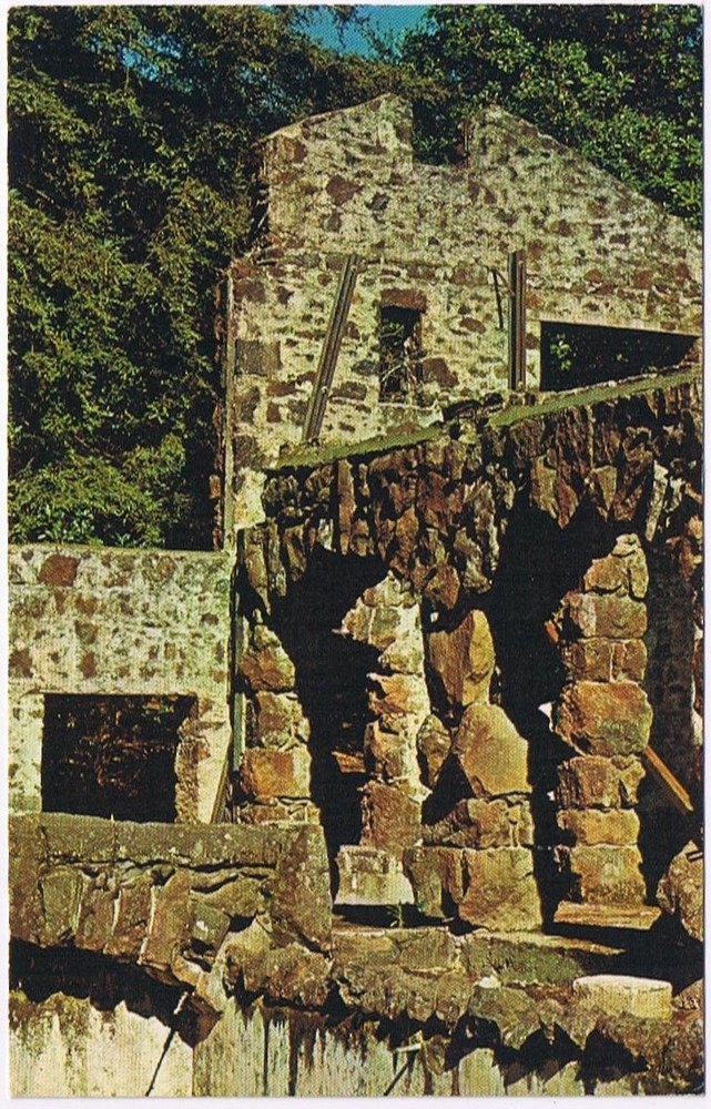 Postcard Wolf House Ruins Jack London State Park Glen Ellen California