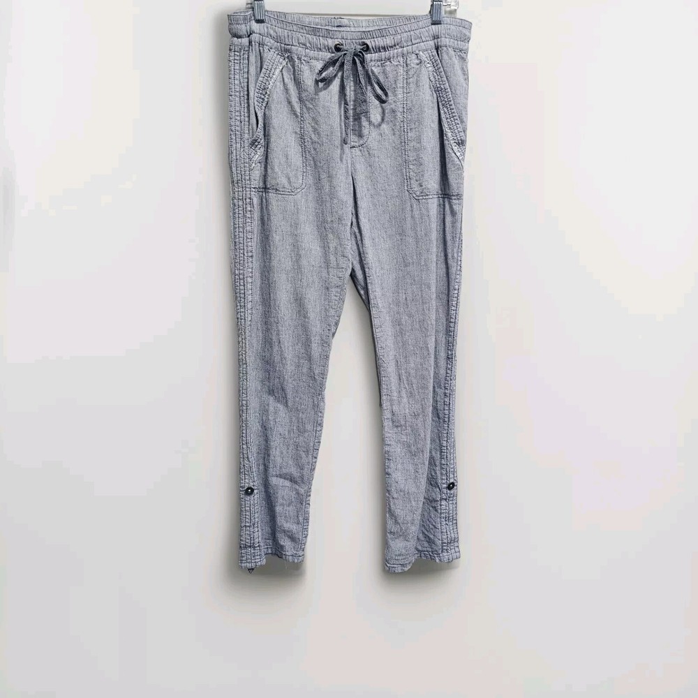 Anthropologie Hei Hei Pants Blue Pockets Drawstring Women's Size M Casual