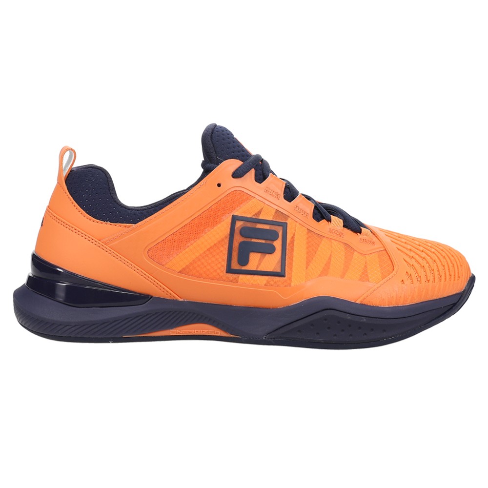 Fila Speedserve Energized Tennis  Mens Orange Sneakers Athletic Shoes 1TM01778-8
