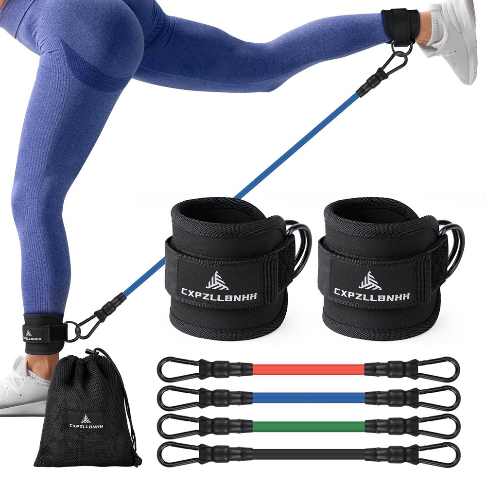 Ankle Resistance Bands with Cuffs, Ankle Bands for Working Out, Leg Resistanc...