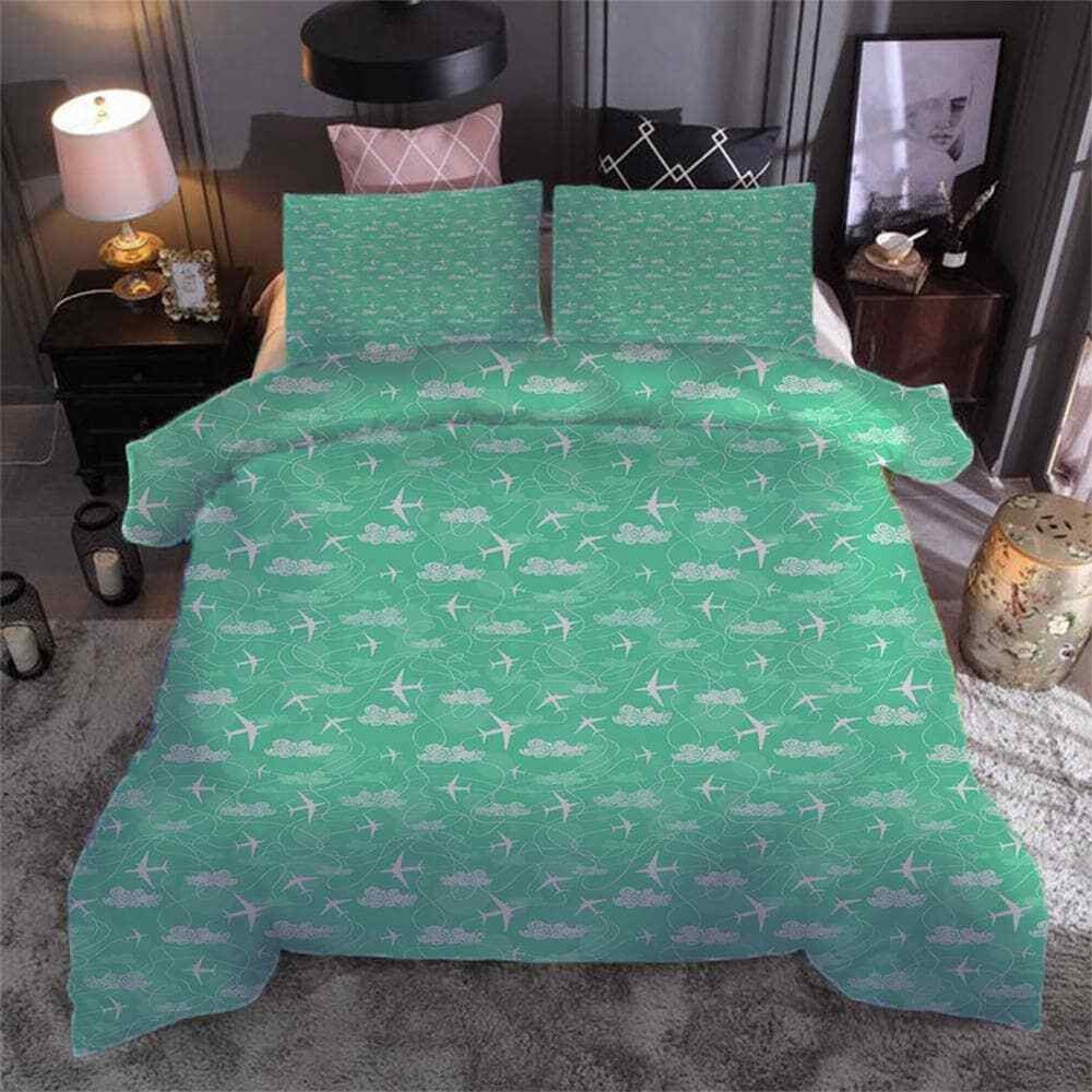 Accurate aircraft3D Print Duvet Quilt Doona Covers Pillow Case Bedding Sets-image