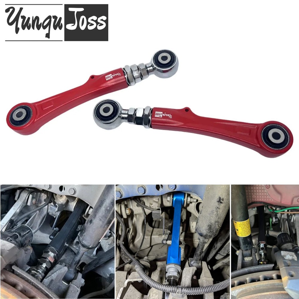 Pair of Aluminum Adjustable Rear Camber Control Arms Kit Fit for Tesla Model S/X