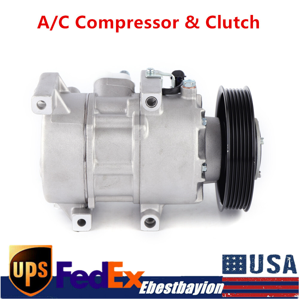 A/C Compressor & Clutch For 2012-2015 Kia Rio 1.6l And 2012，14-16 Hyundai Accent