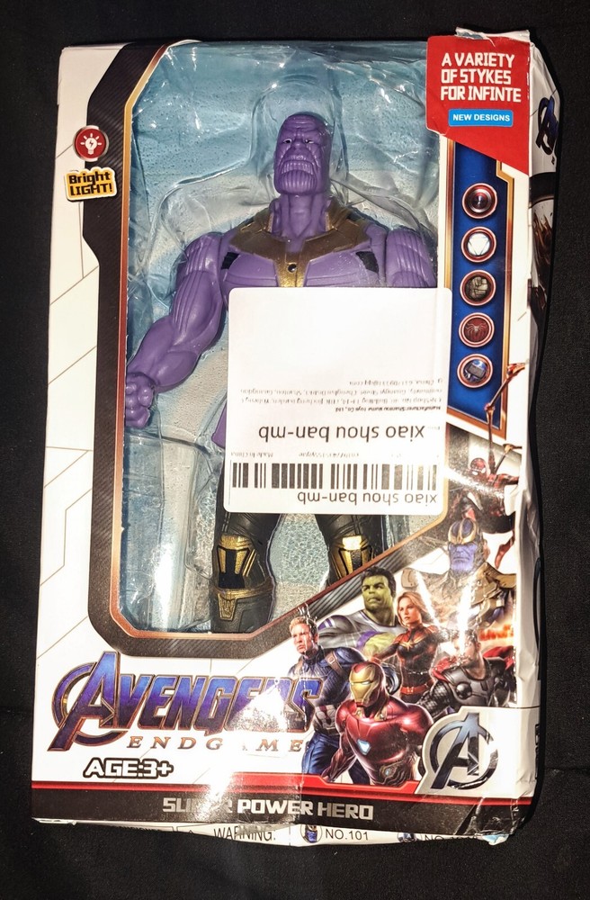 Thanos End Game Light up Animé Action Figure 6in  Avengers Marvel Brand New