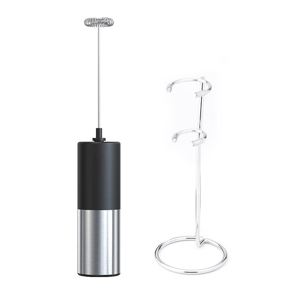 10000RPM~14000RPM Speed ABS&Stainless Steel Electric Milk Frother Handheld Tool-image