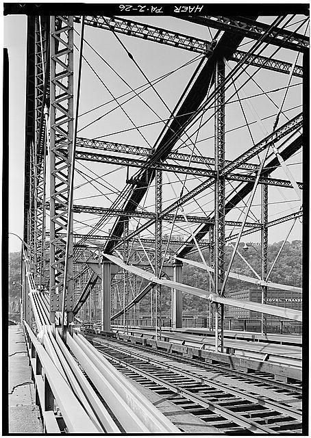 26. May 1974. GENERAL VIEW OF SOUTHEAST SIDE OF BRIDGE LOOKING FROM THE