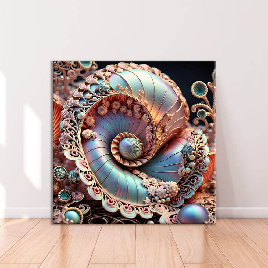 Coral Shell Abstract Limited Edition High Quality Home Decor Australian Made