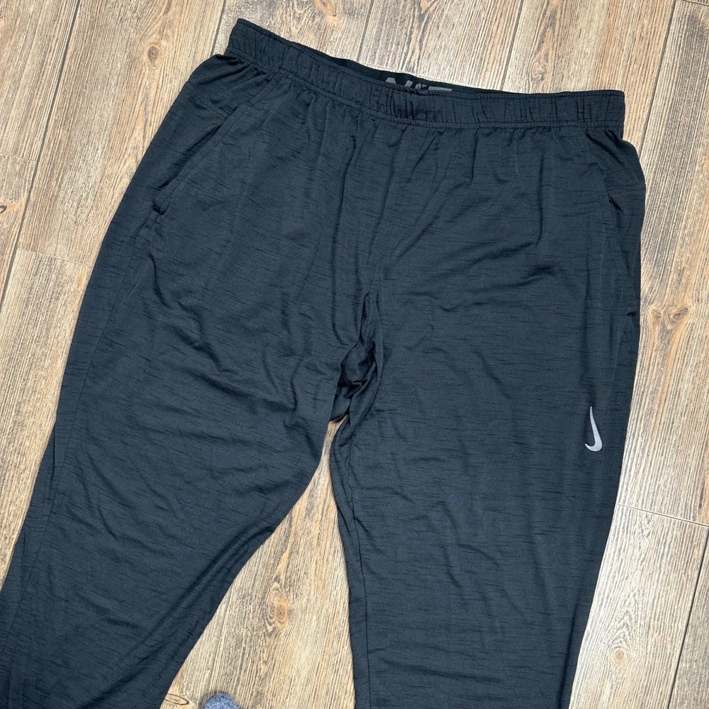 Nike Yoga Dri-FIT Jogger Pants Mens 3XL Black Heathered Active Performance
