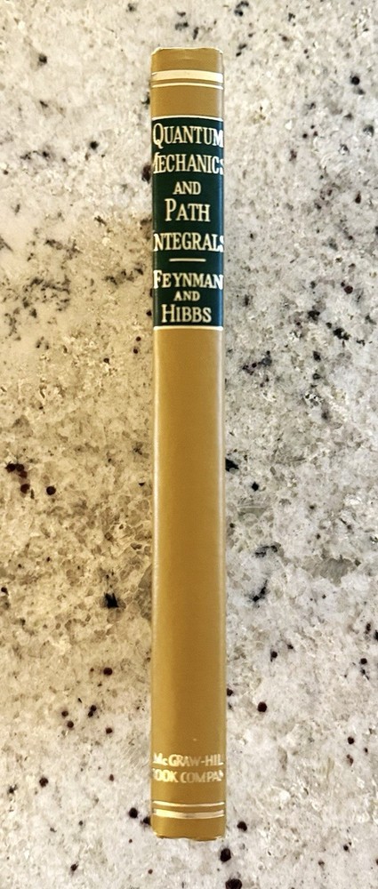 Like New! VTG 1965 Quantum Mechanics & Path Integrals 1st by Feynman HC
