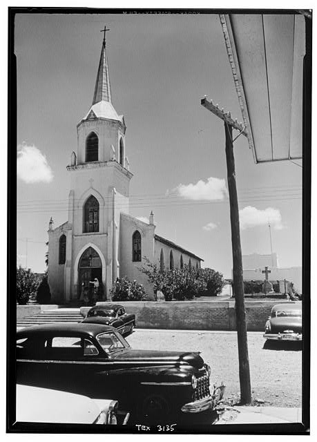 Photo:Church with Cars 1940s Historic American Buildings Survey