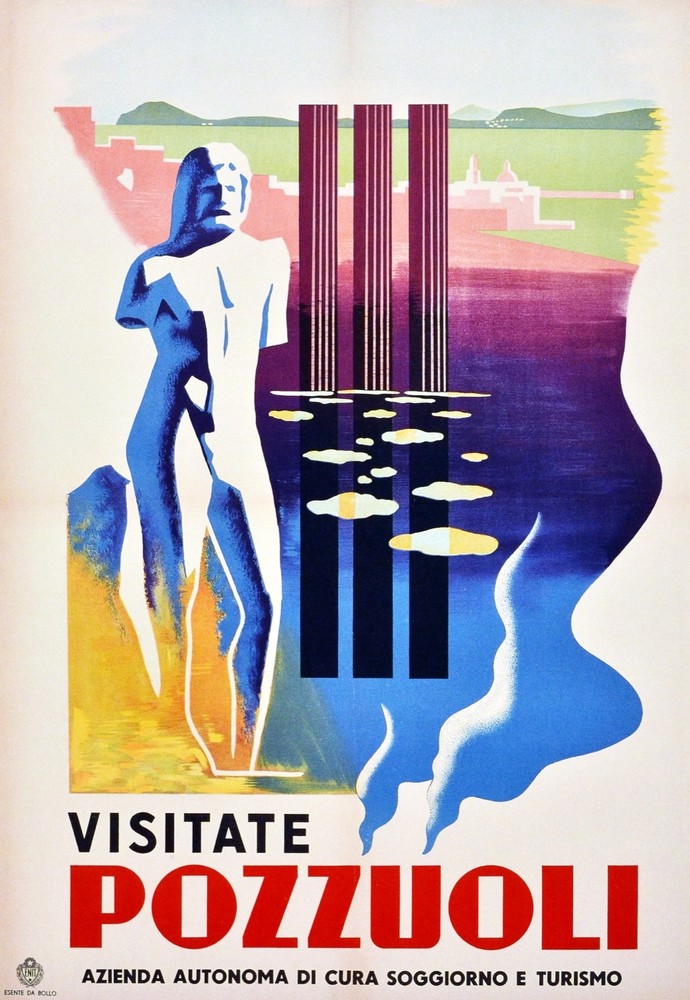 Poster print.Home Room Interior design.Travel Italy.Pozzuoli.6531