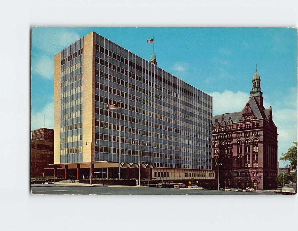 Postcard City Hall & Municipal Building Milwaukee Wisconsin USA