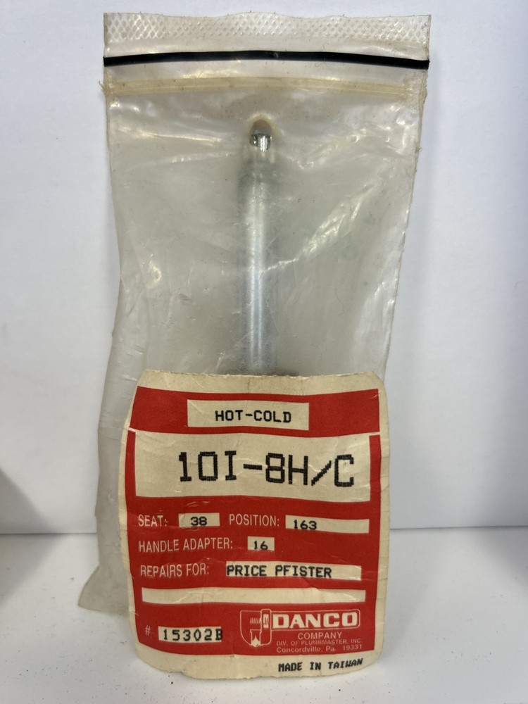 10I-8H/C Hot/Cold Stem for Price Pfister Faucets with External Threads