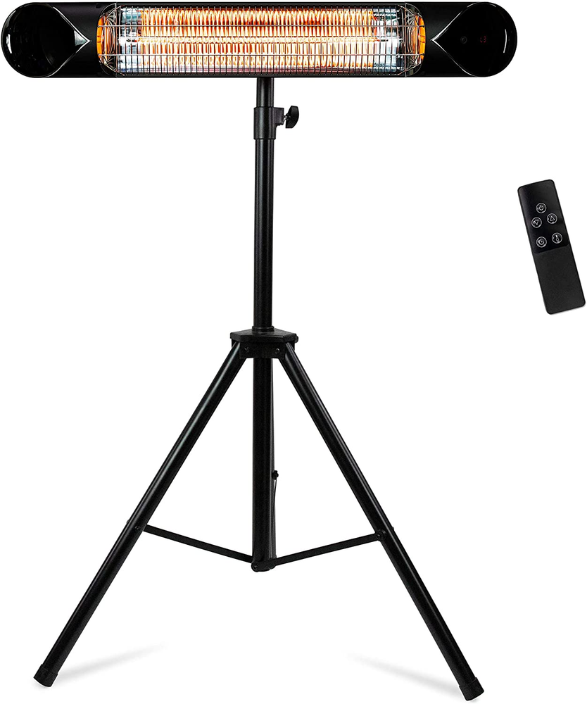 Briza Infrared Electric Patio Heater - Indoor/Outdoor Heater - Portable Wall/Gar