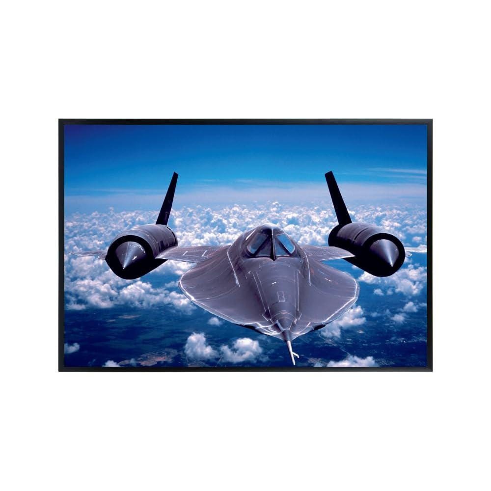 SR-71 Blackbird Wall Art Skunkworks Airplane Poster Aviation Photography