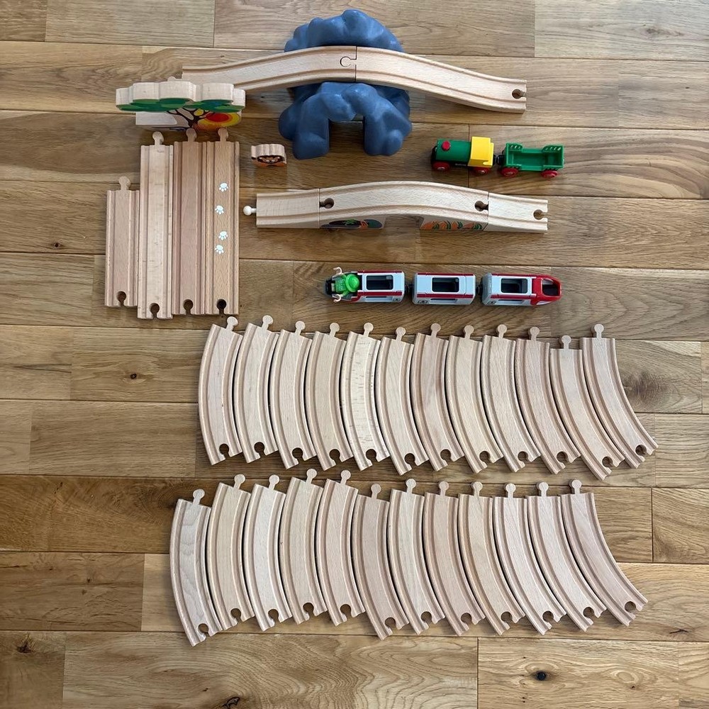 BRIO Brio Wooden Train Set with Animal Figures #335724