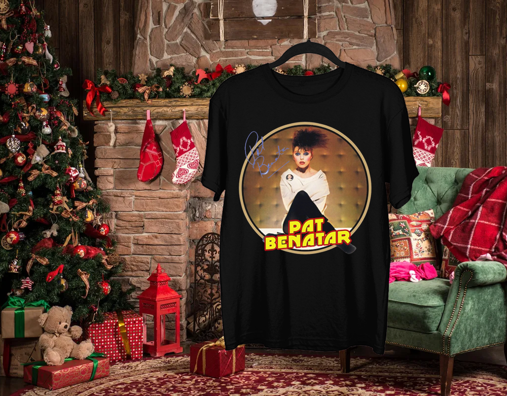 Pat Benatar Signature For Fans Heavy Cotton S-4XL Unisex Black Tee Shirt SE127