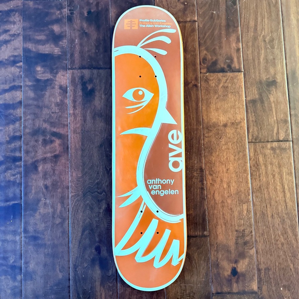 RARE Anthony Van Engelen AVE Alien Workshop Skateboard Deck Pendleton