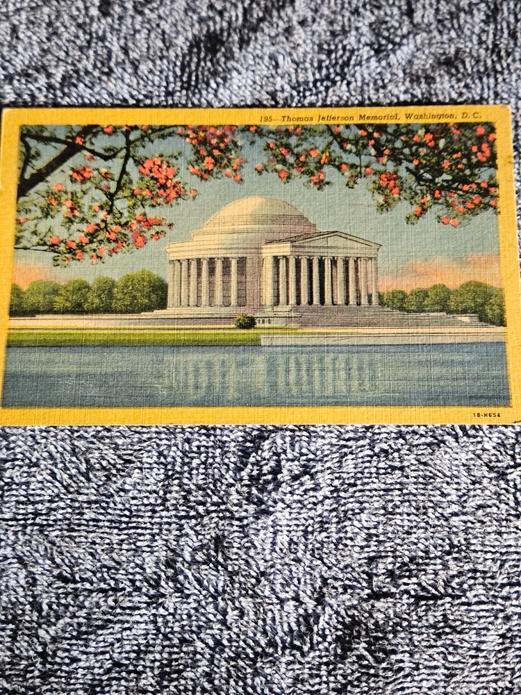 Thomas Jefferson Memorial, Washington, D.C.,  Vintage Postcard