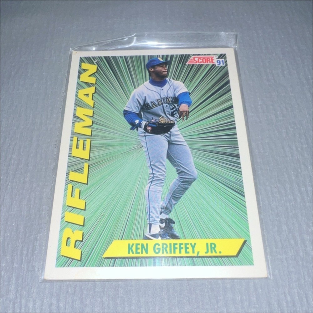 Score 1991 Ken Griffey Jr. Seattle Mariners Rifleman Insert #697 Baseball