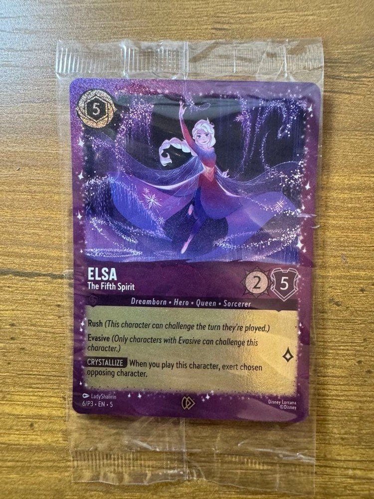 Lorcana Overseas Promo Elsa The Fifth Spirit