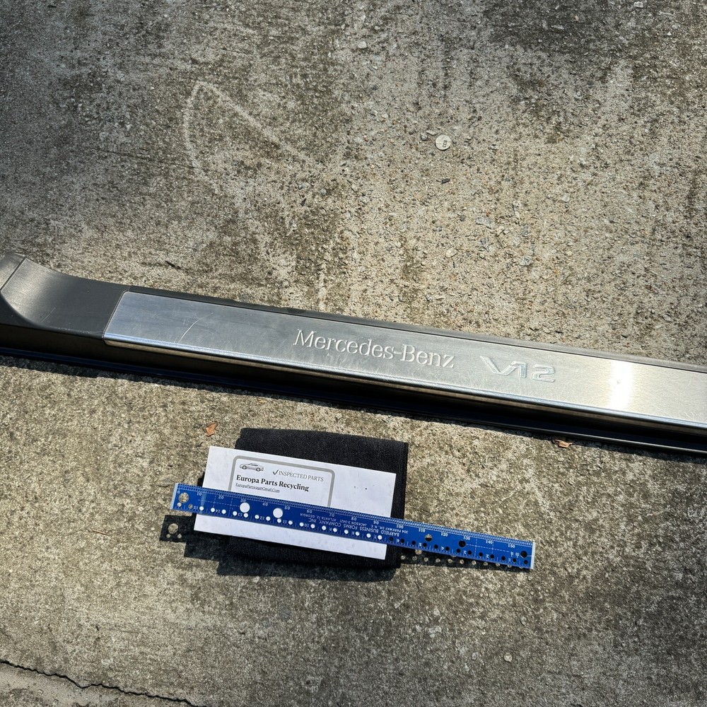 Mercedes W215 CL600 V12 Front Left Door Sill Scuff Plate Trim Cover Panel OEM
