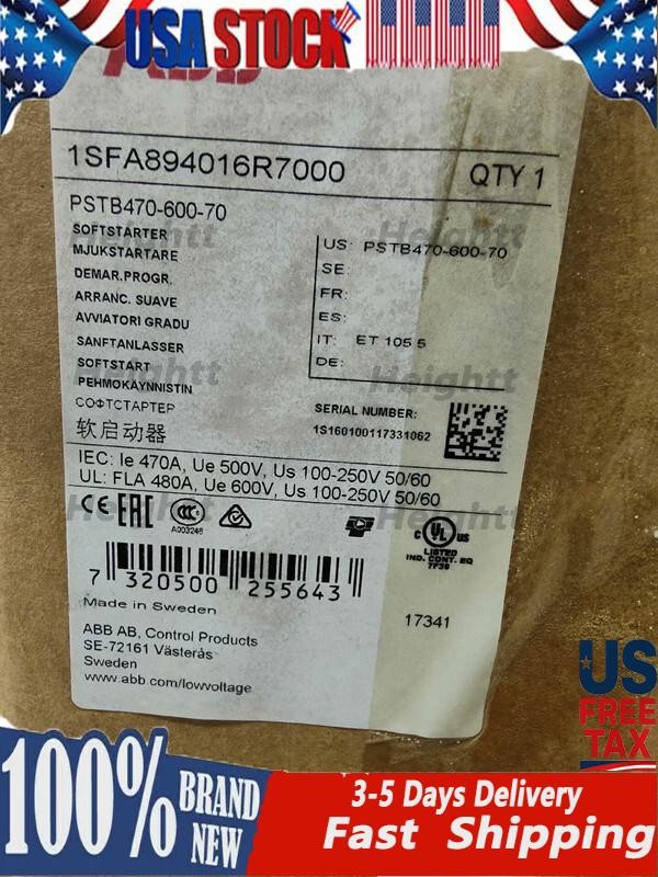 1Pcs New 1SFA894016R7000 PSTB470-600-70 Via DHL or Fedex