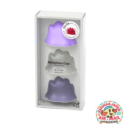 h concept Pokémon Ditto Cup Object Mold 3pcs Set fm Japan w/Tracking