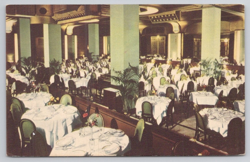 Vintage Kugler's Chestnut St Restaurant Postcard Philadelphia Widener Building