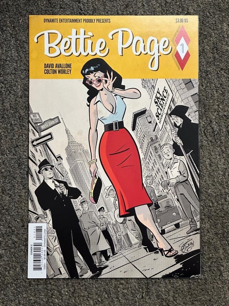 Bettie Page #1 Cover C Scott Chantler 1st Print 2017 Dynamite Comics