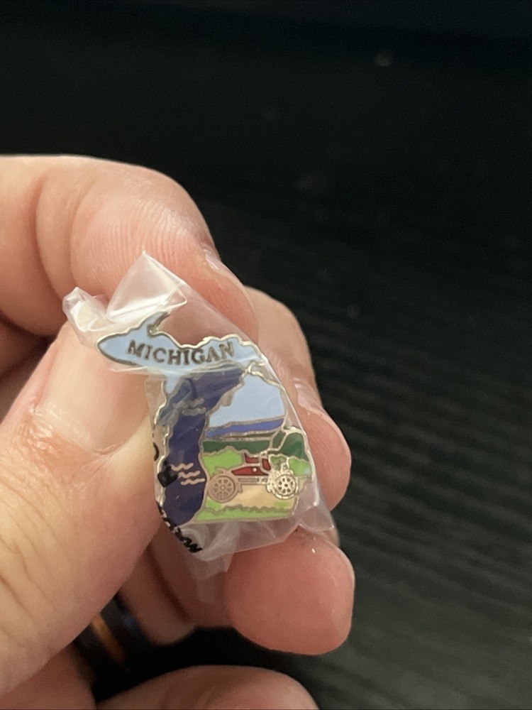 Michigan Lapel Pin  / Hat Pin, Souvenir