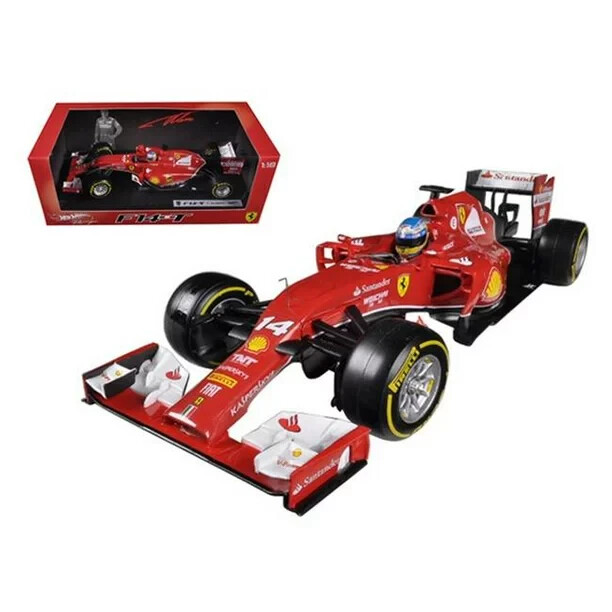 HOT WHEELS FORMULA ONE F1 2014 FERRARI F14-T #14 F. ALONSO 1/18 DIECAST BLY67