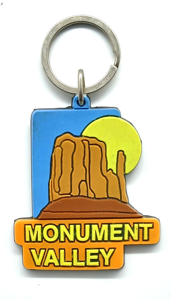 Vintage Monument Valley Arizona Keyring Keychain