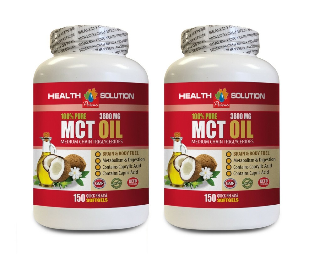energy boost appetite suppressant - MCT OIL - immune system recovery 2BOTTLE