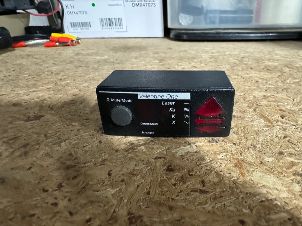Valentine One Gen 1 V1 Radar Detector Concealed Display Screen hardwire