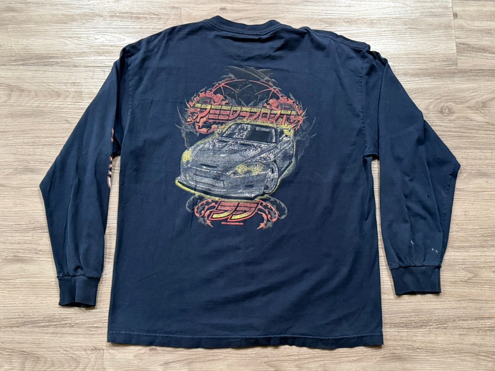 Vintage Y2K Autocannon x Speed Sports GT Anime Cartoon Racing Shirt Mens Size XL