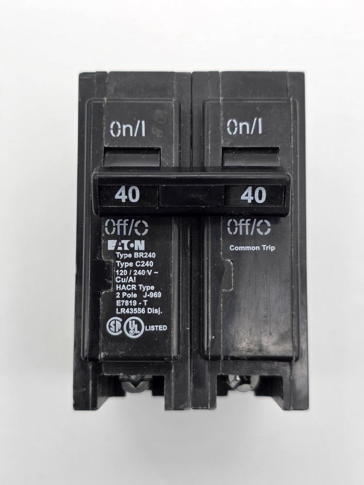EATON BR240 Circuit Breakers 40 AMP 2 Pole Type BR   BRAND NEW
