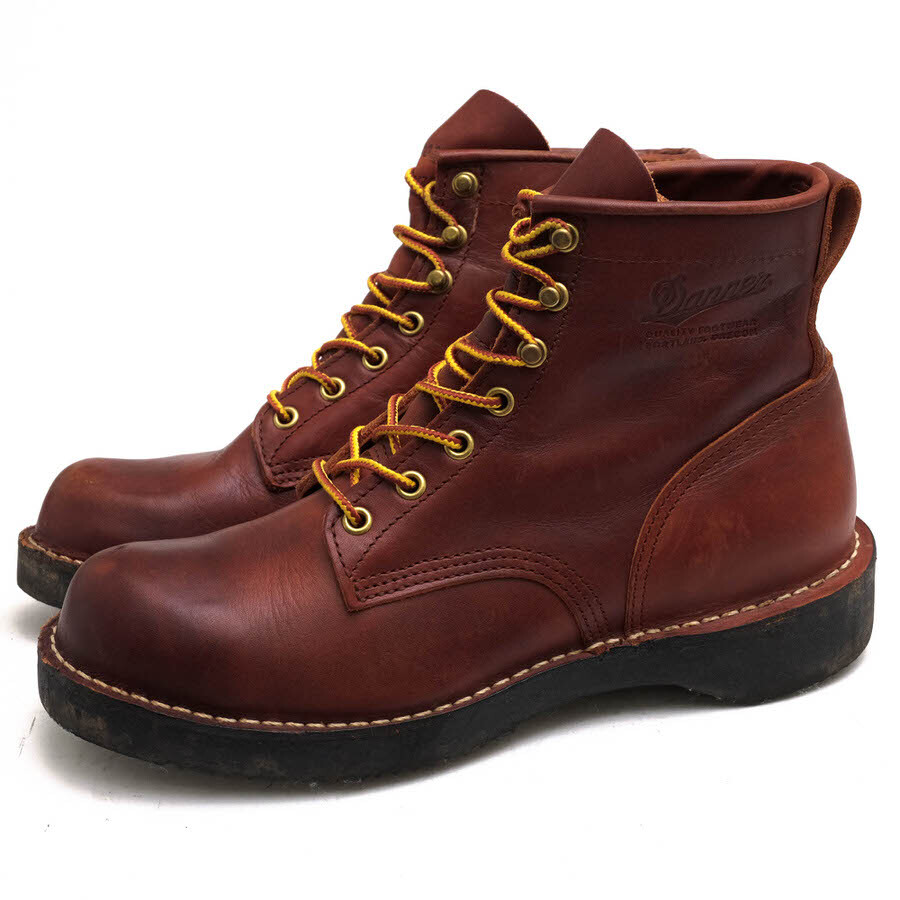 Danner Desert Trail Vibram Work Boots Dark Brown Mens Size US7