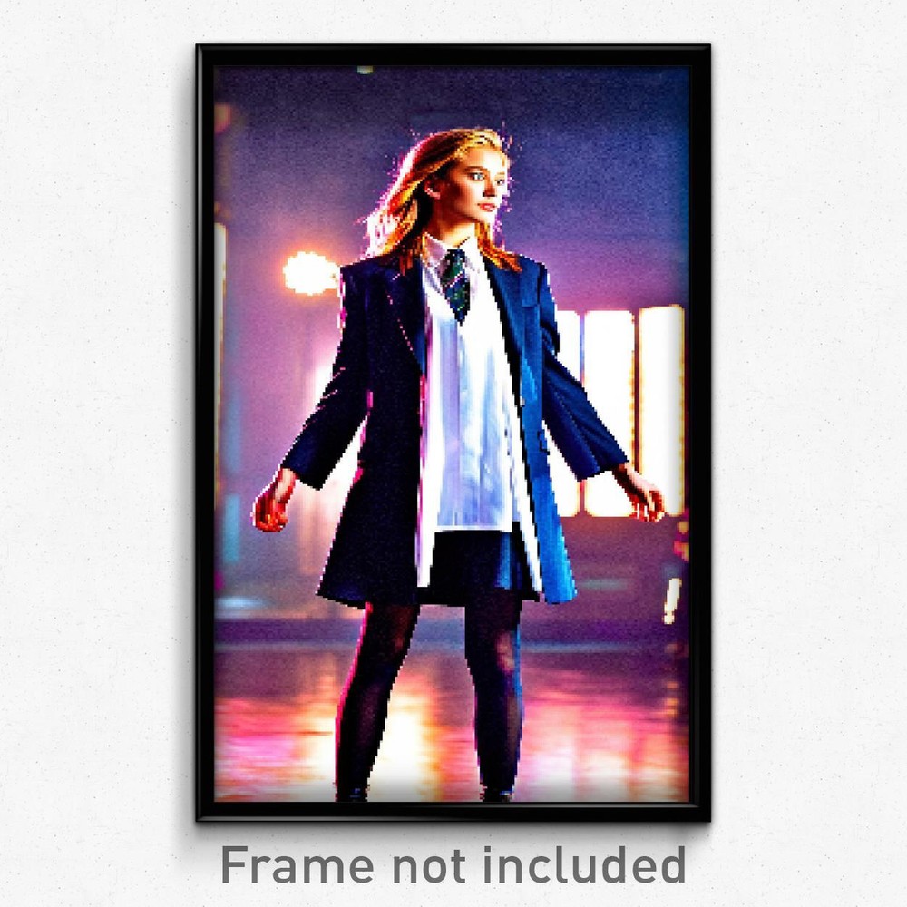 Pixel Art Poster - Bold High School (8 Bit Psychedelic Trippy Video Game Print)