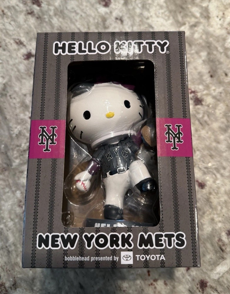 Hello Kitty New York Mets City Connect Bobblehead - 2025 SGA