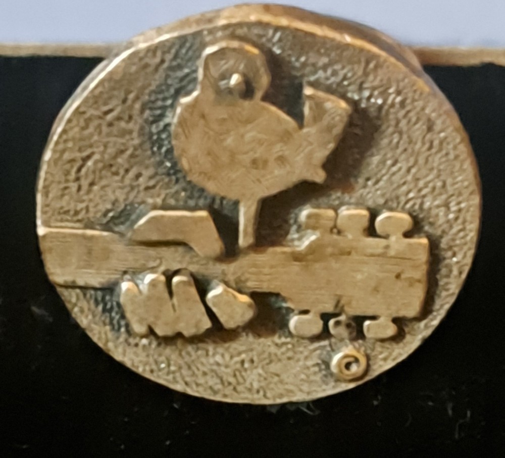 1969 Warner Brothers WOODSTOCK Original Peace & Music Love Adjustable Ring