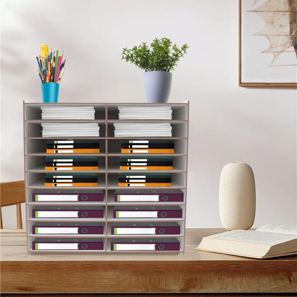 Office Paper Folder Storage Cabinet File Organizer Tray for Documents