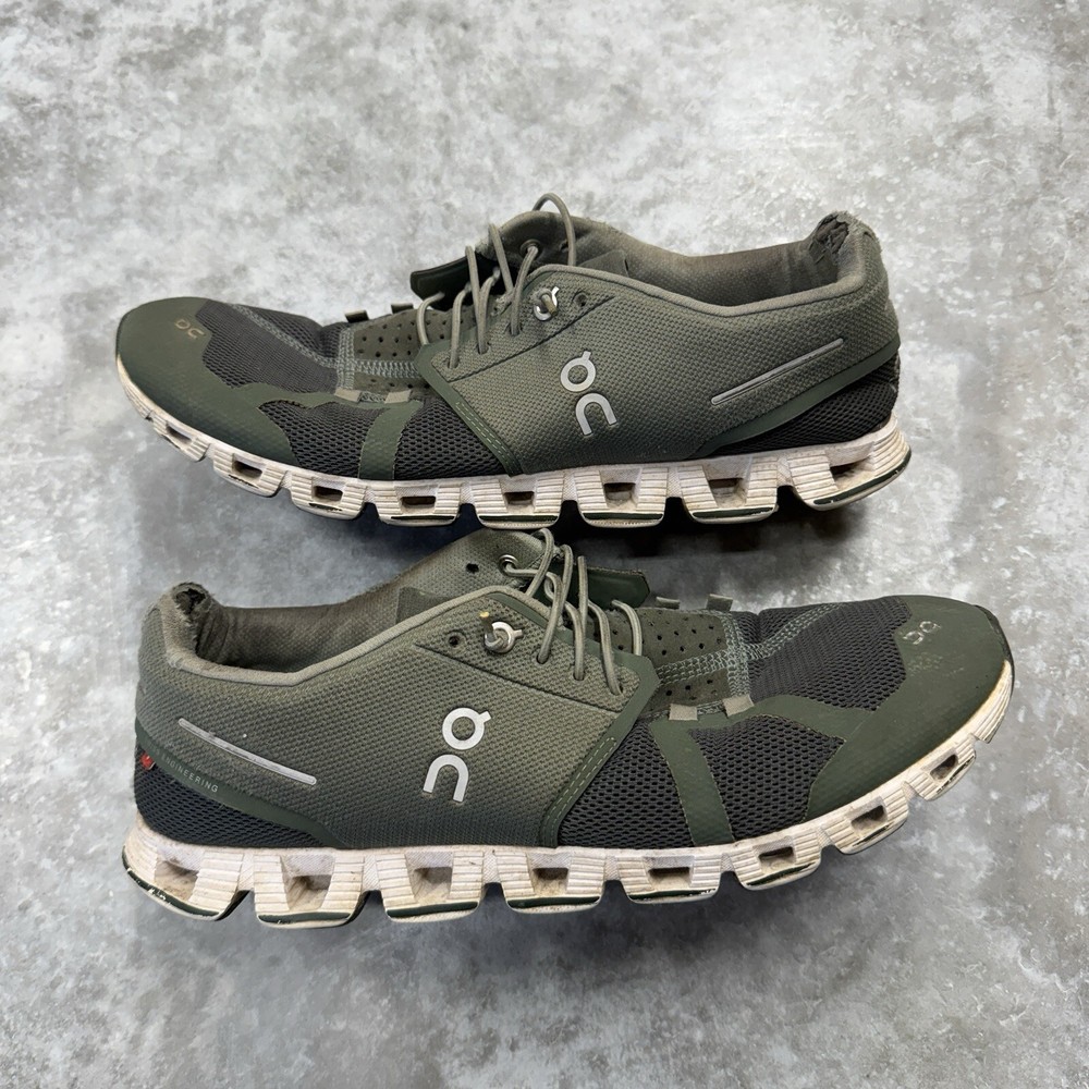 On Cloud 5 Mens Size 9 Shoes Olive Green Flaws