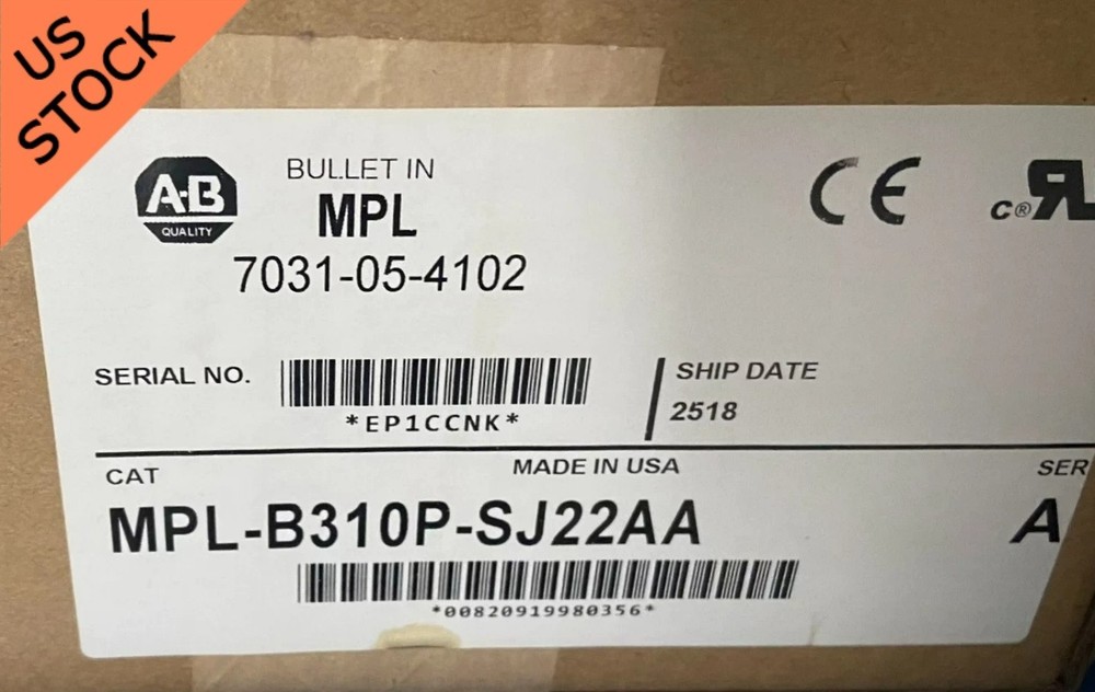 1 PC Original MPL-B310P-SJ22AA Brand NEW Servo Motor US Stock Fast Free Ship