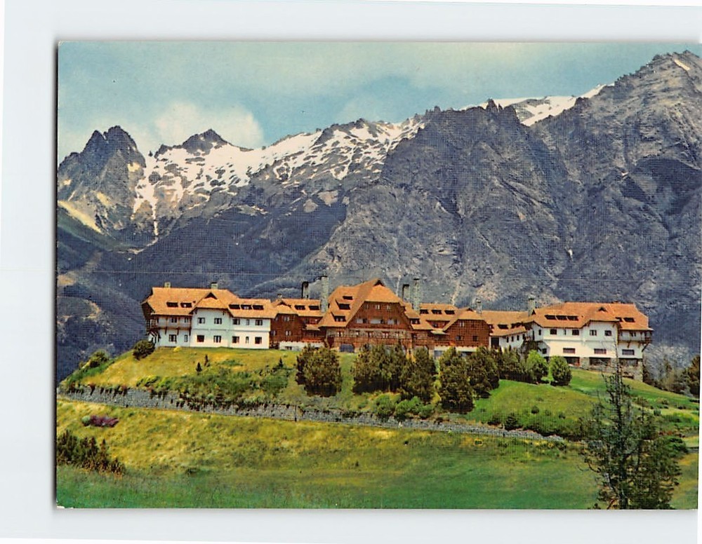 Postcard Llao Liao Hotel and López Peak Bariloche Argentina