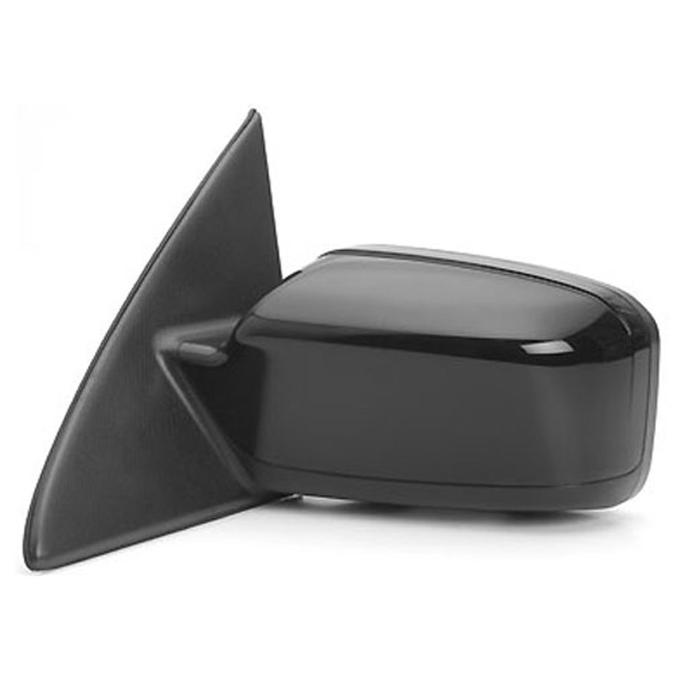 Unpainted Power Flat Driver Side Door Mirror Heated Manual Folding 128-00862L